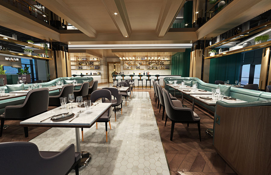 餐厅装修效果图3