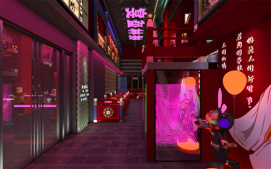 音乐餐厅装修效果图4