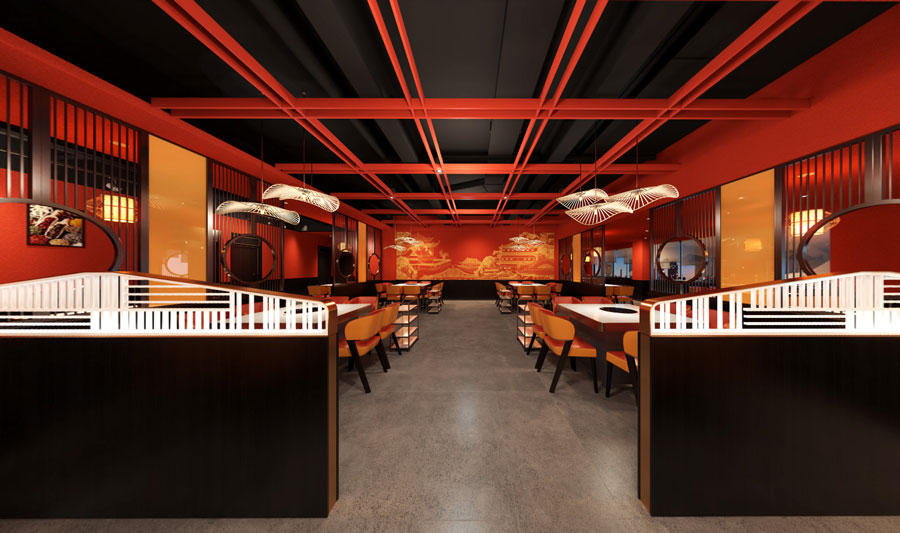 内江火锅店装修效果图