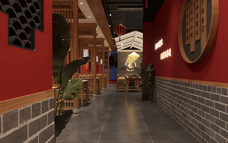 内江火锅店装修效果图