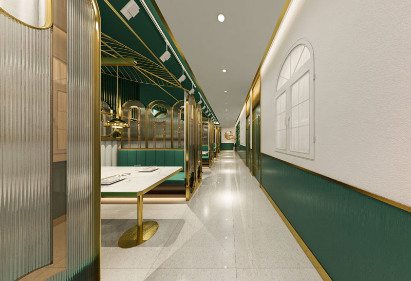 餐饮店铺装修效果图