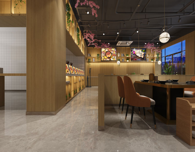 火锅店装修效果图