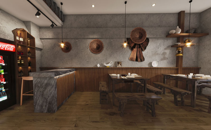 眉山火锅店设计图