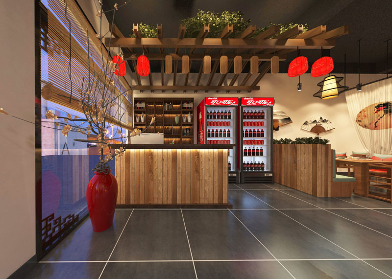 火锅店装修效果图