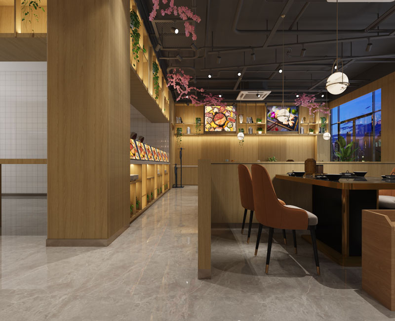 火锅店装修效果图