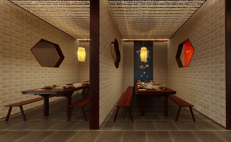 大邑火锅店装修效果图