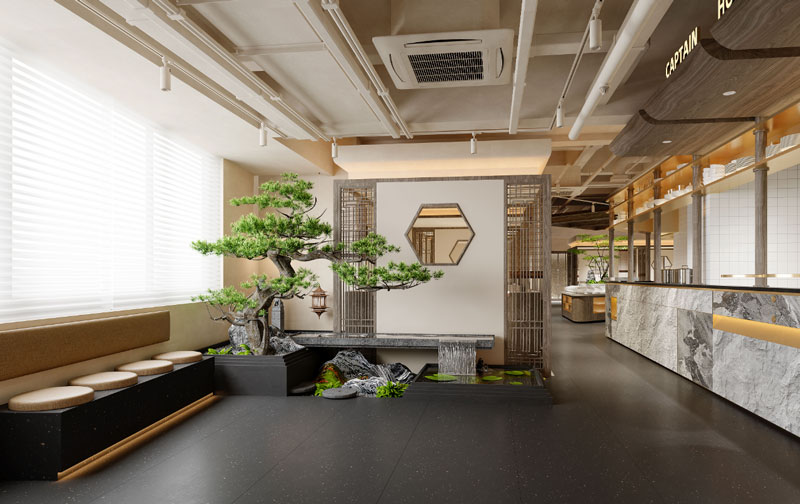 四川原木火锅店设计图