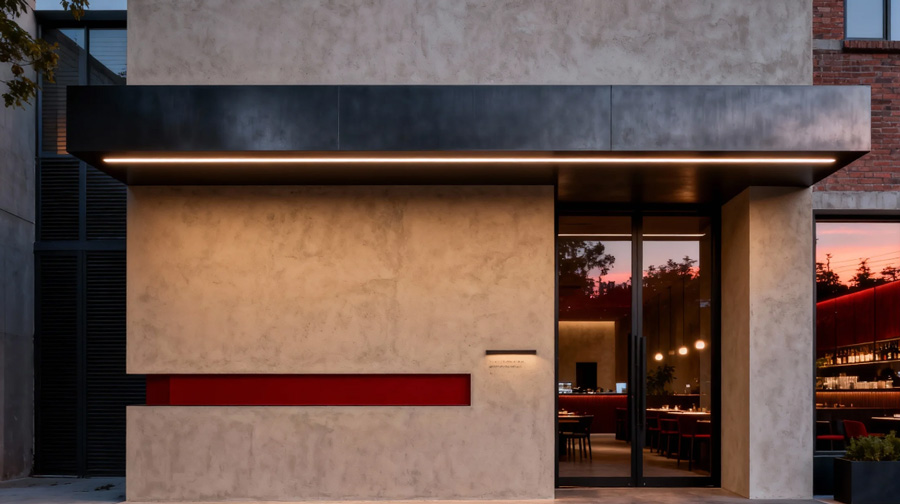 餐饮门头效果图